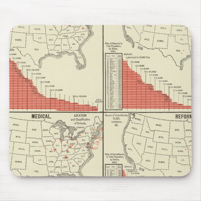 Statistik för speciellare skolor musmatta (Framsidan)