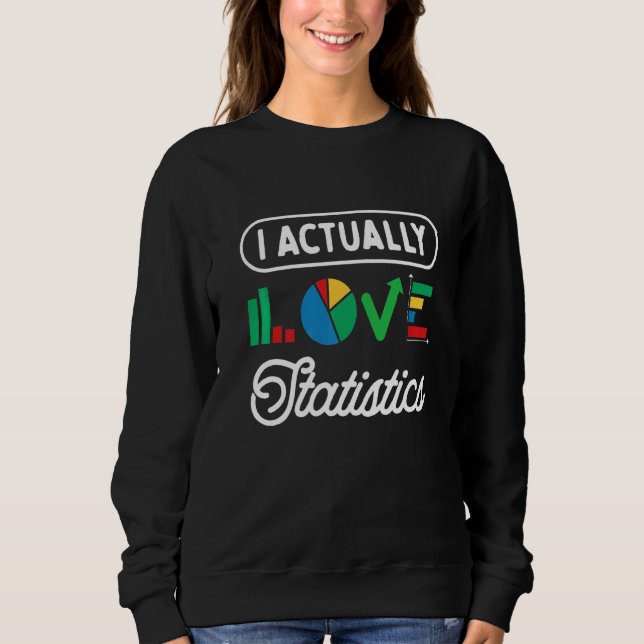 Statistik över matematikdatatekniker t shirt (Framsida)