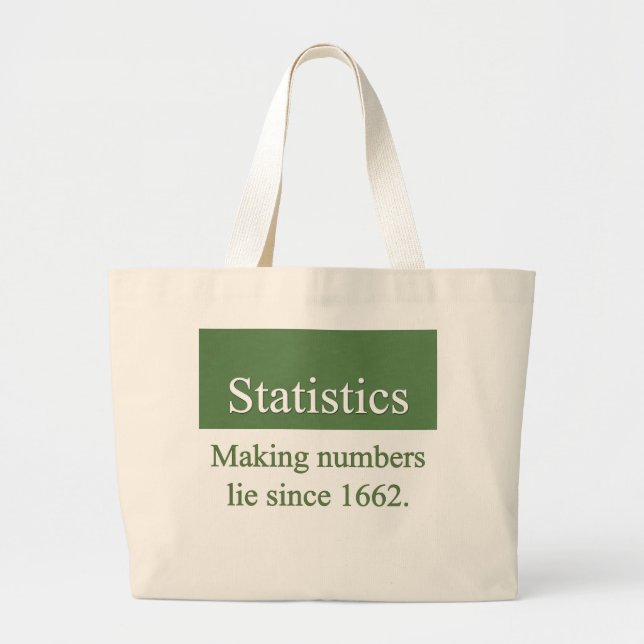 Statistik, stämpel jumbo tygkasse (Framsidan)