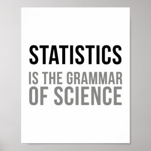 Statistikcitationstecken Poster