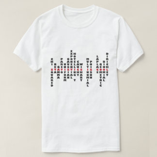 Statistiken är den kalla T-tröja (tända färg), T Shirt
