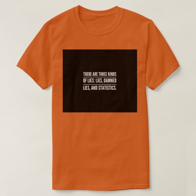 Statistiker T Shirt (Design framsida)