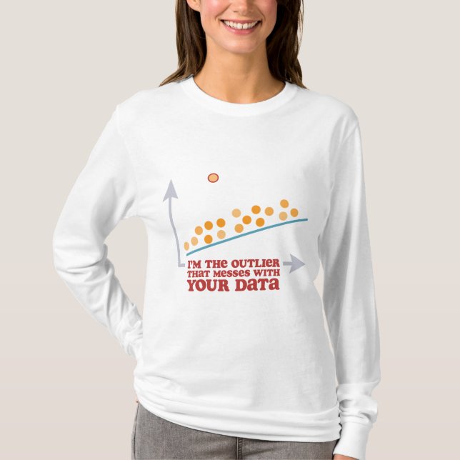 StatistikOutlier Tee Shirt (Framsida)
