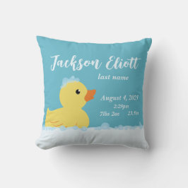 Statistiksamling för nyfödda barn med gummianka fö kudde