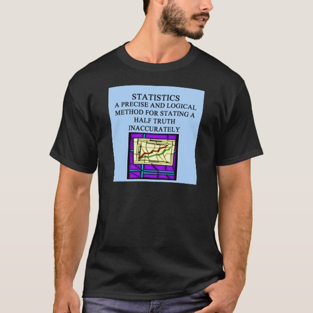 STATISTIKstatisticianhumor T-shirt (Framsida)