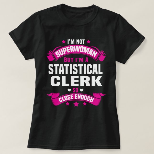 Statistisk expert t shirt (Design framsida)