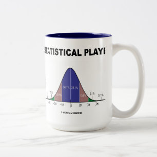 Statistisk spelare (sätta en klocka på buktar Två-Tonad mugg