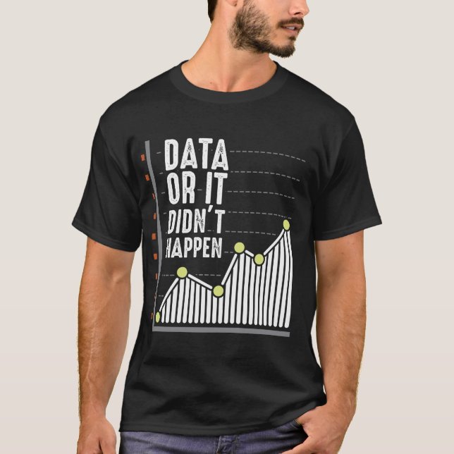 Statistiska statistikforskare för databeteende t shirt (Framsida)