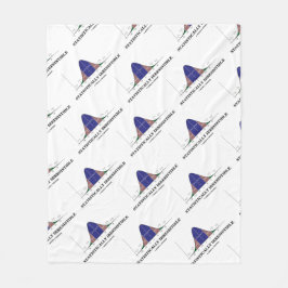 Statistiskt irresistible Bell Curve Stats Humor Fleecefilt