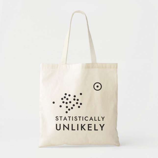 Statistiskt osannolika Scatter Plot Data Konst Tygkasse (Framsidan)