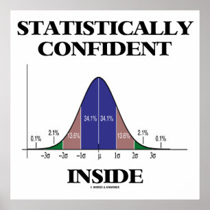 Statistiskt säker inre böjning Humor Poster