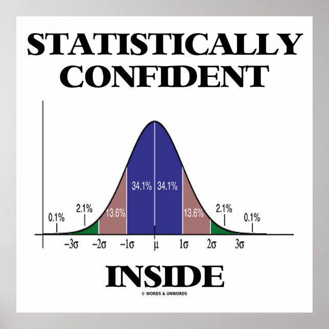 Statistiskt säker inre böjning Humor Poster (Framsidan)