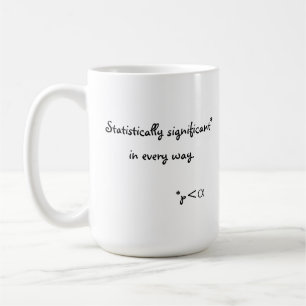 Statistiskt viktigt i varje way. kaffemugg
