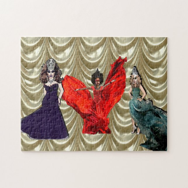 Stativ för tre drottningar för mig pussel (Horisontell)