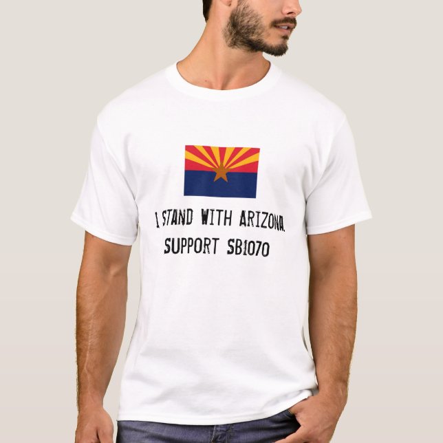 Stativ med Arizona Tee Shirt (Framsida)