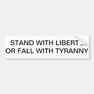 STATIV MED FRIHET ELLER NEDGÅNG MED TYRANNY BILDEKAL