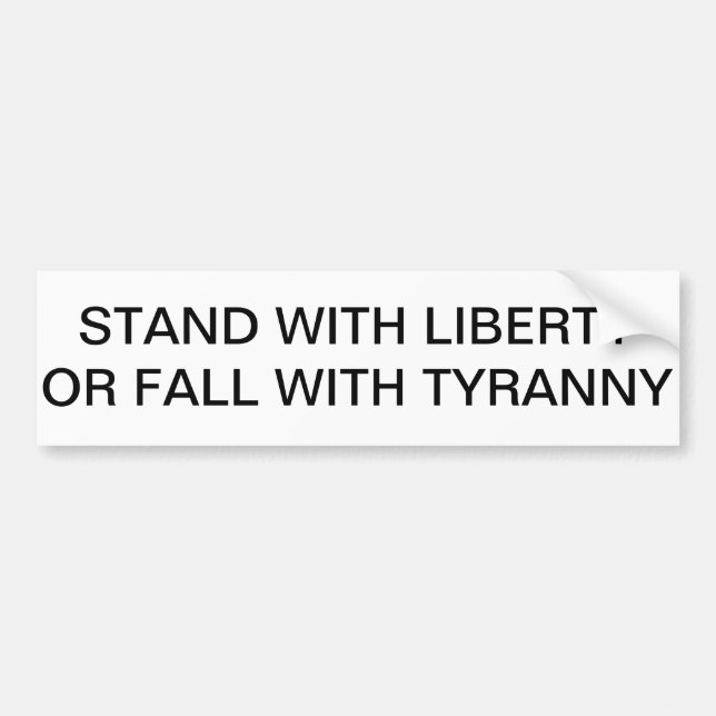 STATIV MED FRIHET ELLER NEDGÅNG MED TYRANNY BILDEKAL (Framsidan)