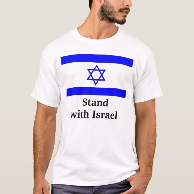Stativ med Israel T-shirt (Framsida)