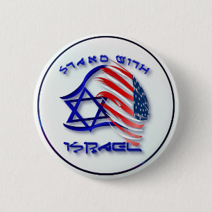 Stativ med märkte Israel - knäppas Knapp