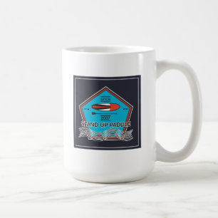 Stativ paddlar upp affischen kaffemugg