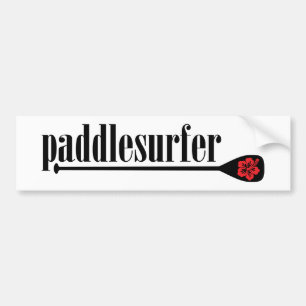 Stativ paddlar upp hibiskus bildekal