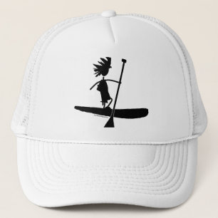 Stativ paddlar upp Silhouettedesign Keps