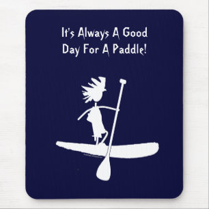 Stativ paddlar upp Silhouettedesign Musmatta