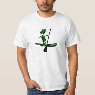Stativ paddlar upp Silhouettedesign Tee Shirt