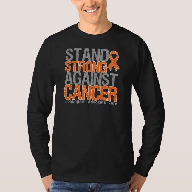 Stativ som är starkt mot njurecancer t-shirt (Framsida)
