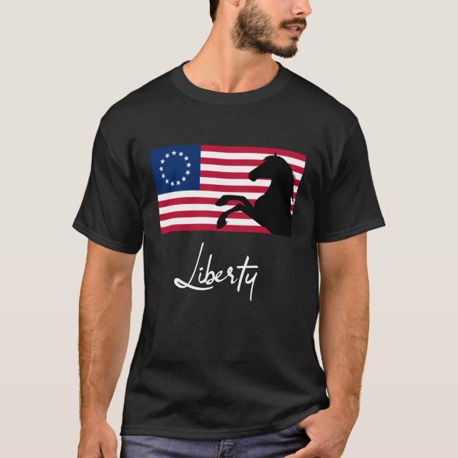 Stativ upp för Betsy Ross T Shirt (Framsida)