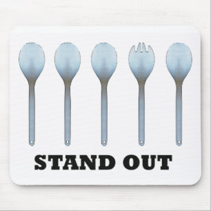 Stativ ut Spork Mousepad Musmatta