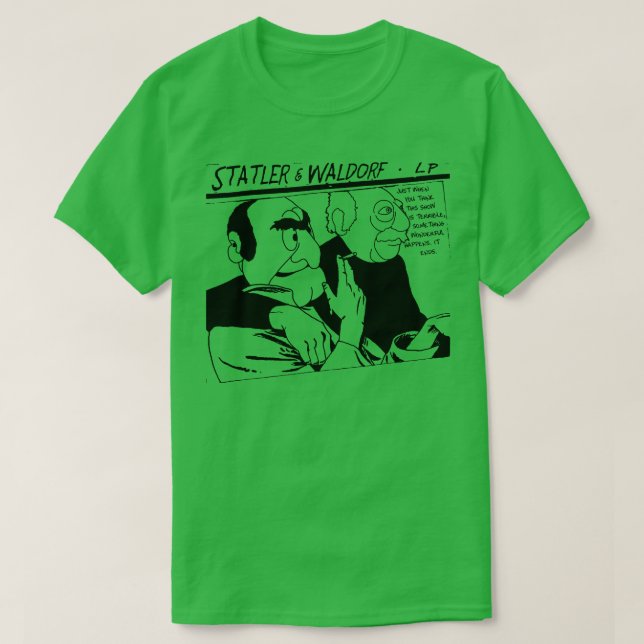 Statler och Waldorf Goo Parody T Shirt (Design framsida)