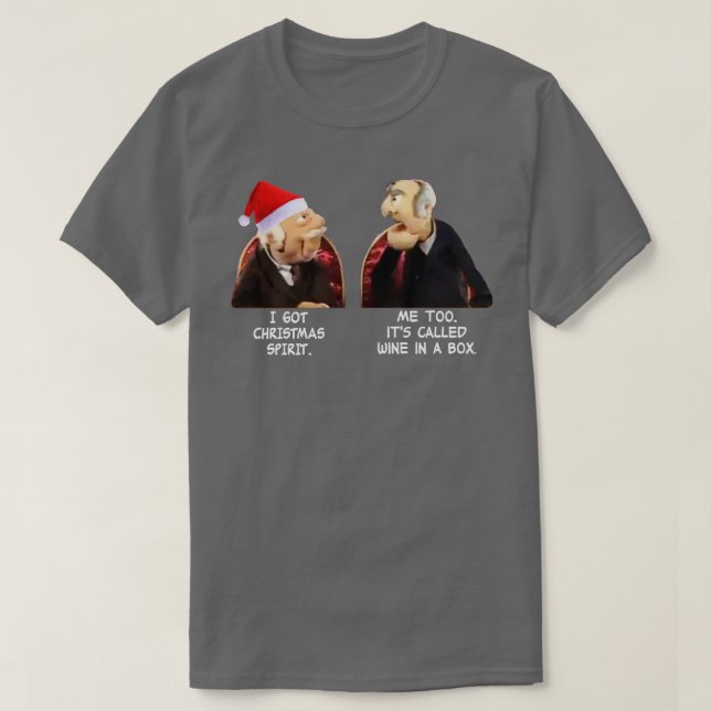 Statler och Waldorf julanda T Shirt (Design framsida)