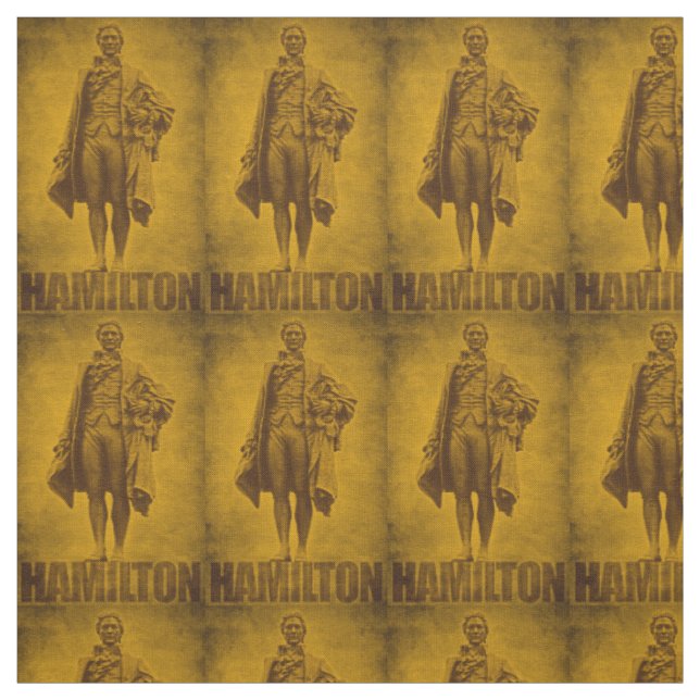 Ståtlig Alexander Hamilton-design Tyg (Provkarta)
