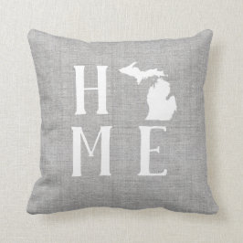 Statlig dekorativ kudde för Michigan hem