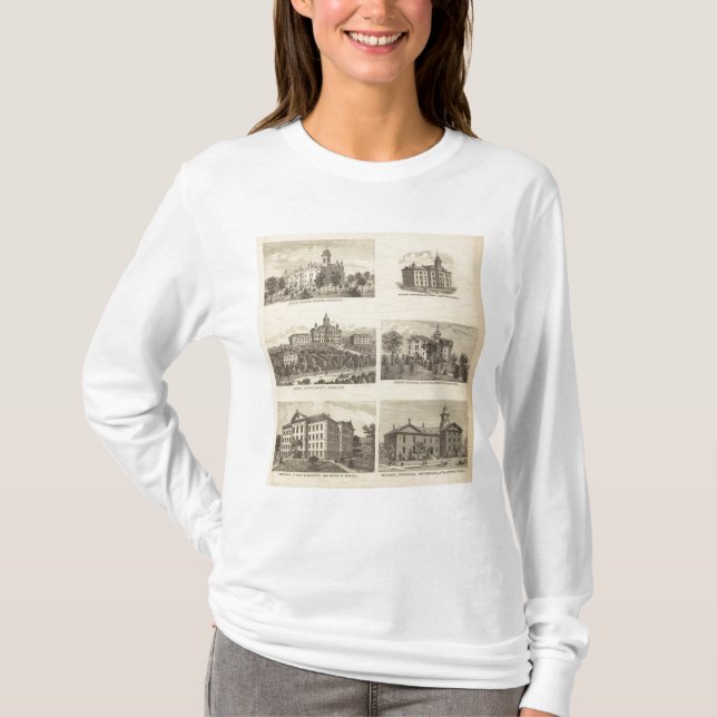 Statlig det normalaskolor och delstatsuniversitet t-shirt (Framsida)