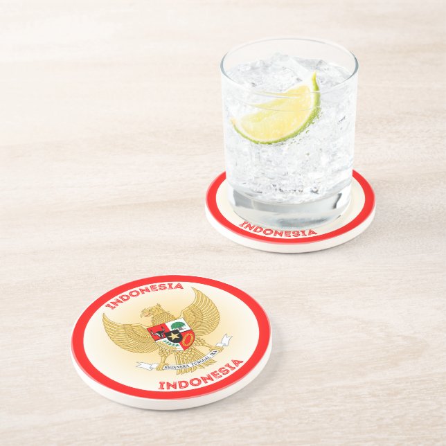 Statlig emblem Circle Shape Underlägg (Sidan)