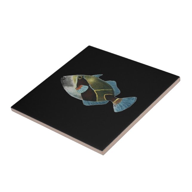 Statlig fisk för hawaiibo - Humuhumunukunukuapuaa Kakelplatta (Sidan)