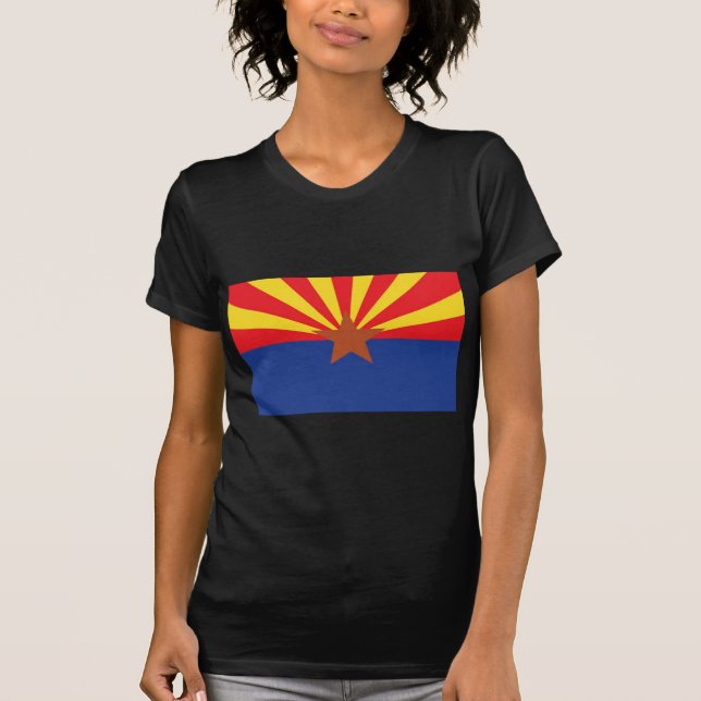 Statlig flagga av Arizona Tee (Framsida)