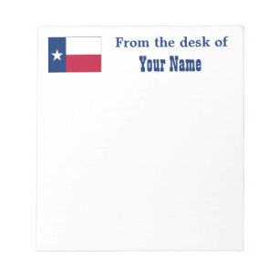 Statlig flagga av Texas Anteckningsblock