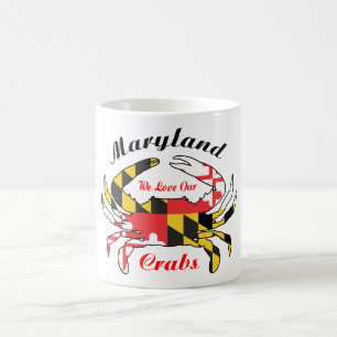 Statlig flagga för mugg för kaffe för Maryland