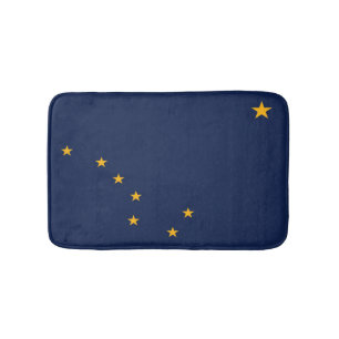 Statlig flagga i Alaska, Förenta staterna Badrumsmatta