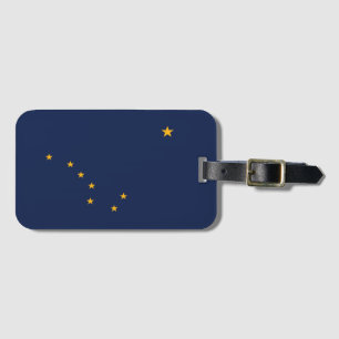 Statlig flagga i Alaska, Förenta staterna Bagagebricka