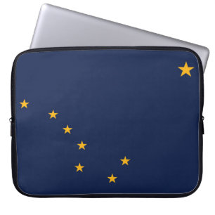 Statlig flagga i Alaska, Förenta staterna Laptop Fodral