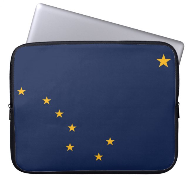Statlig flagga i Alaska, Förenta staterna Laptop Fodral (Framsidan)