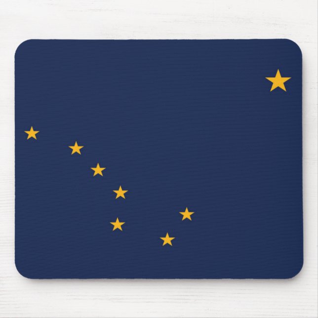 Statlig flagga i Alaska, Förenta staterna Musmatta (Framsidan)