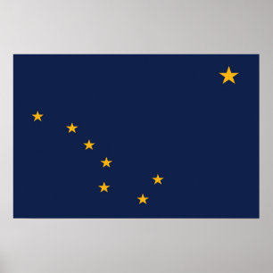 Statlig flagga i Alaska, Förenta staterna Poster