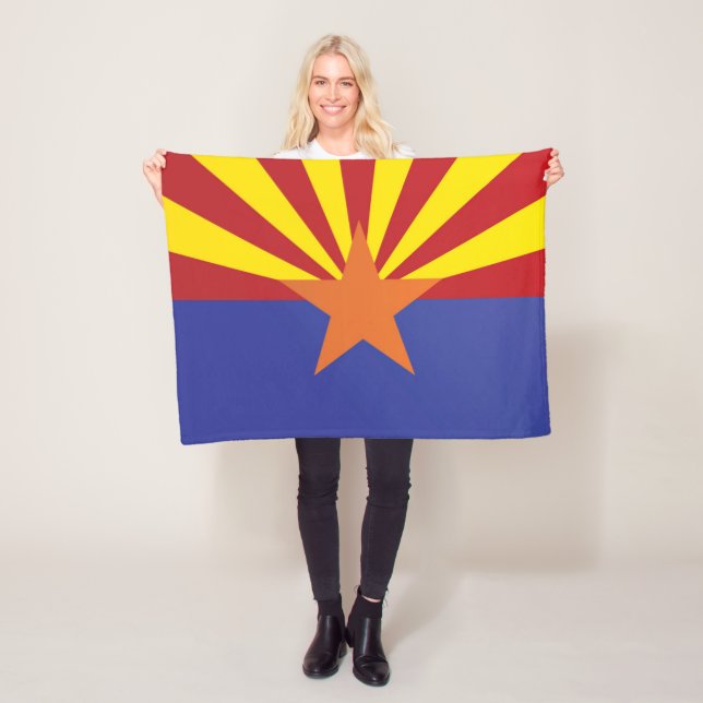 Statlig flagga i Arizona, Förenta staterna Fleecefilt (På plats)