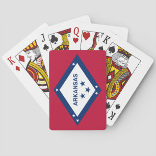 Statlig flagga i Arkansas Casinokort