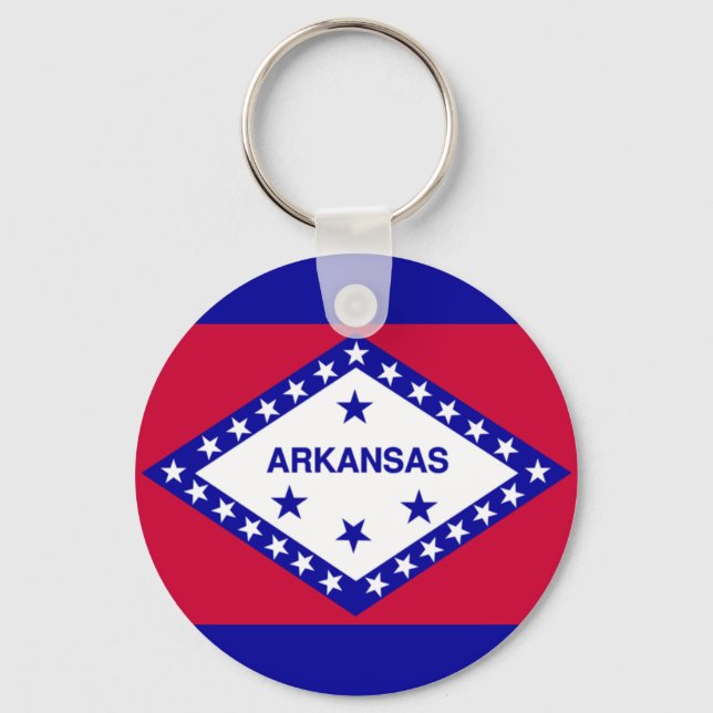 Statlig flagga i Arkansas Nyckelring (Framsida)